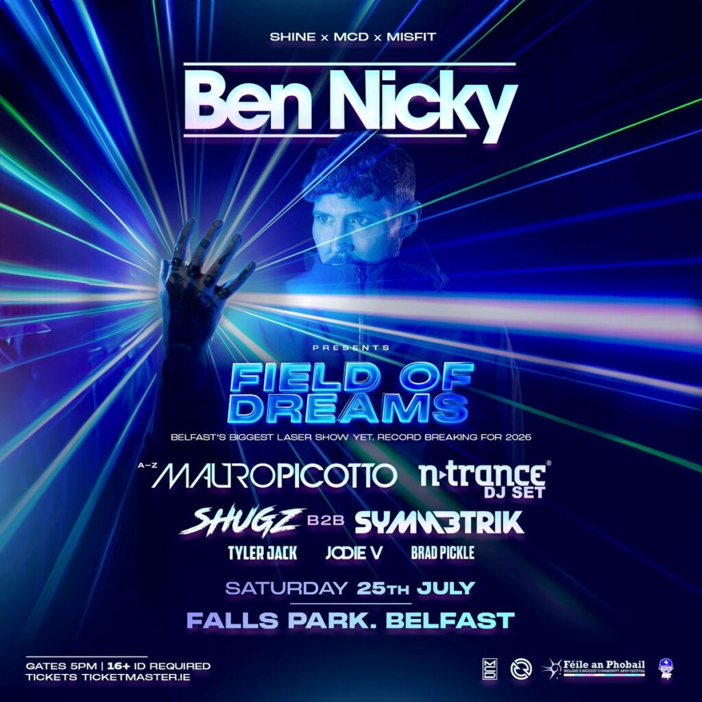 Ben Nicky announces Belfast gig with 'largest ever' laser and visual production
